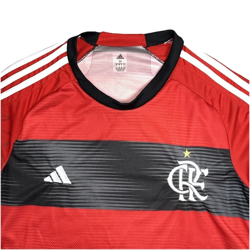 CR Flamengo Football Soccer Athletic Jersey Shirt Medium Adidas Aeroready Mens
